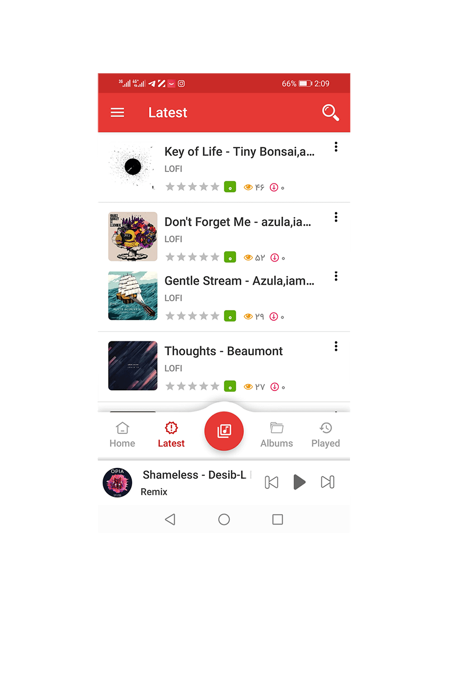 موزیک بی کلام